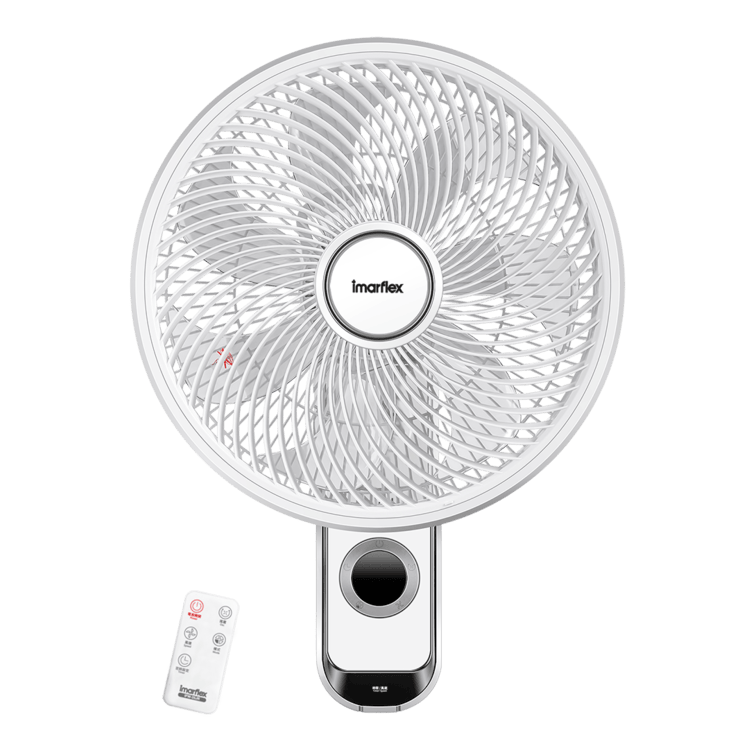 "伊瑪牌" 電子式14吋遙控掛牆扇