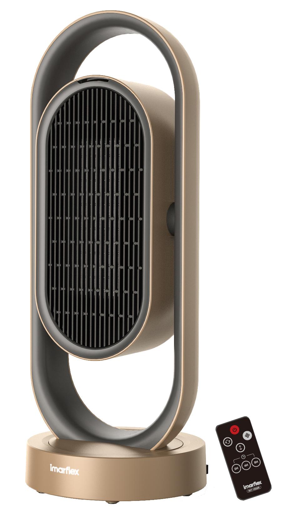 "伊瑪牌" 1800W 立體吹風PTC陶瓷遙控暖風機INT-1808R 產品圖2