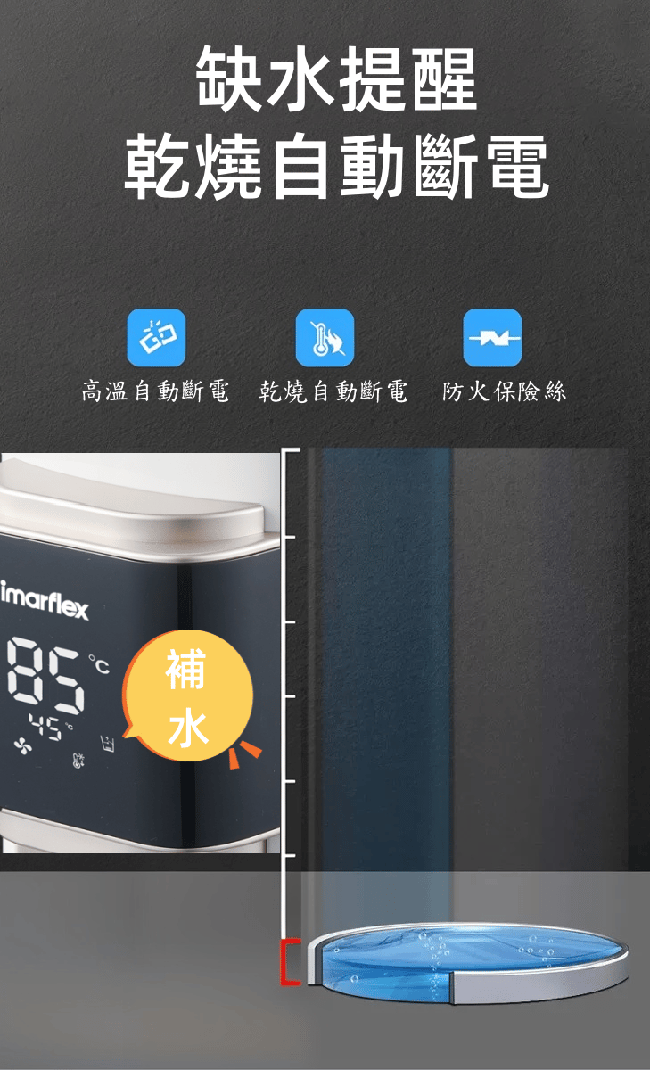 "伊瑪牌"『純湯』5公升環保自冷電熱水瓶IAP-50X 產品詳情圖片 10